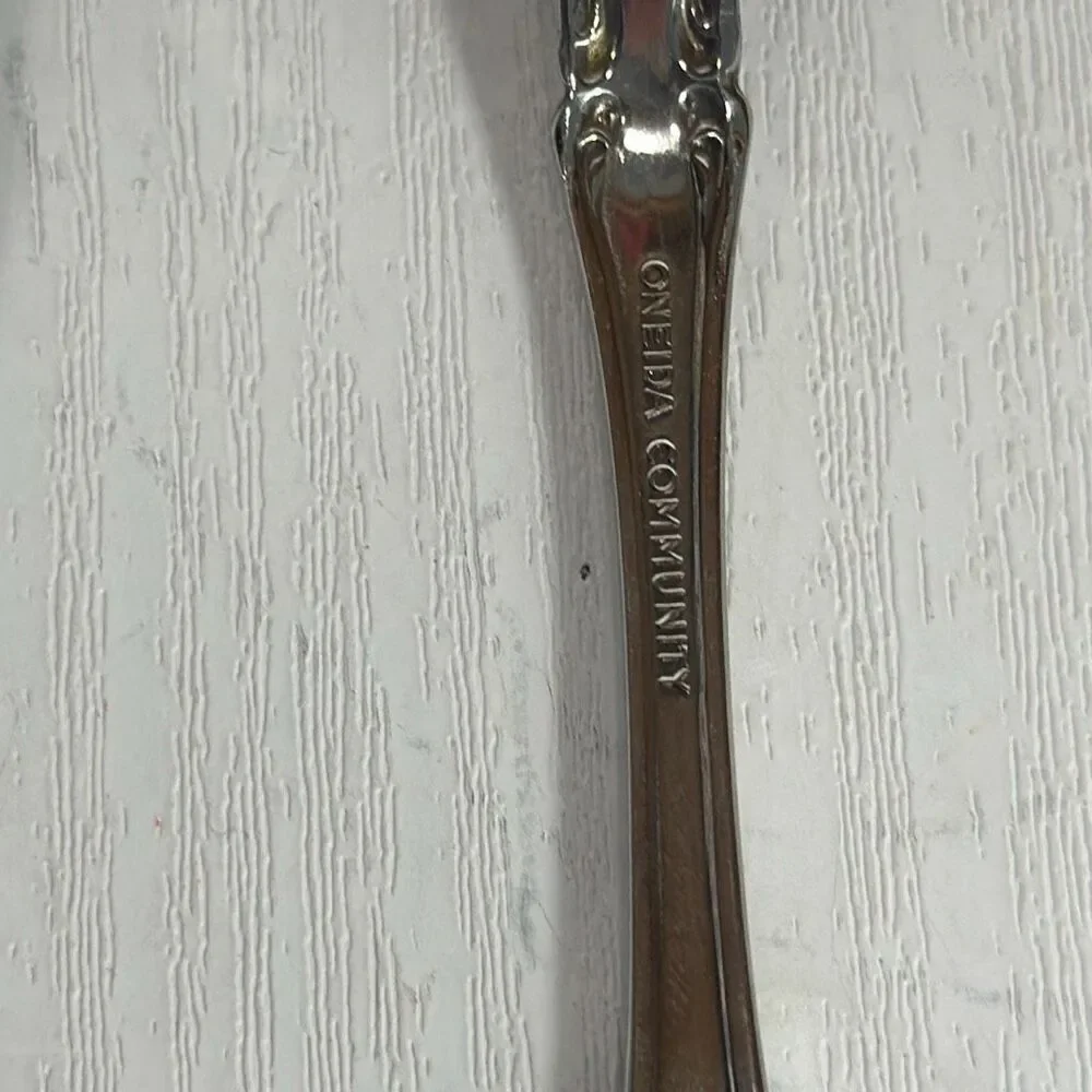 Oneida Community BRAHMS Stainless Steel 3‎ Salad Forks Silverware Flatware